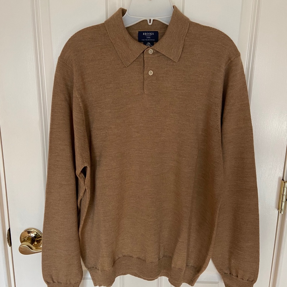 Brooks Brothers 100% Wool Polo
